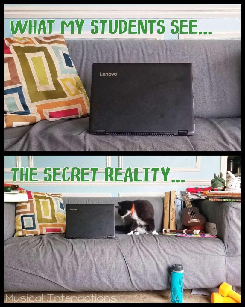 What my students see versus the secret reality