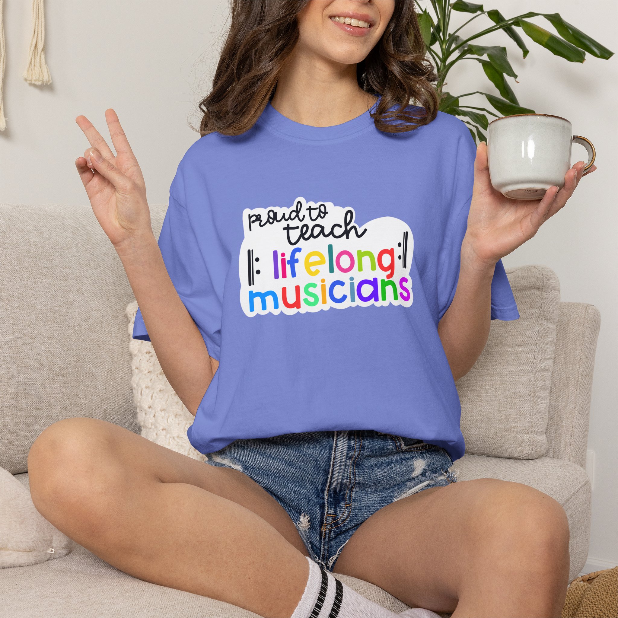 Proud to Teach Lifelong Musicians Tee - Image 2