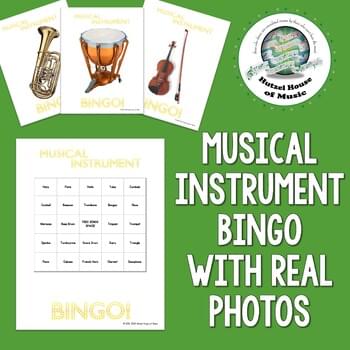 Musical Instrument Bingo